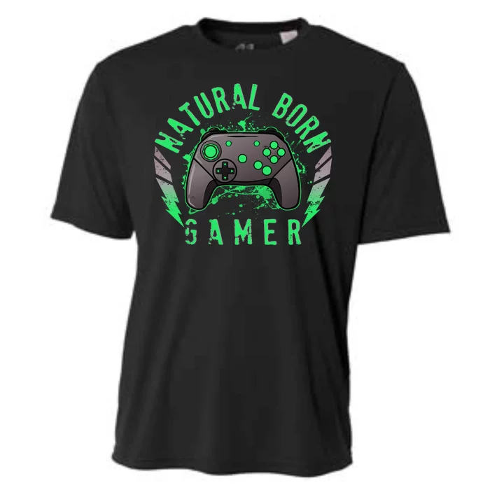 Cool Natural Born Gamer Cooling Performance Crew T-Shirt