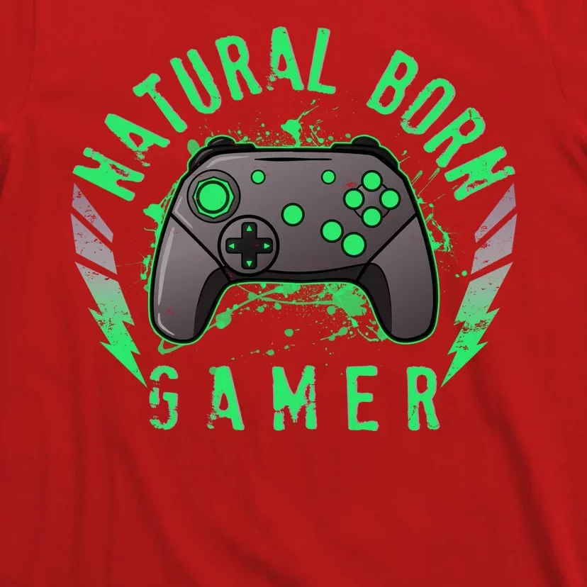 Cool Natural Born Gamer T-Shirt