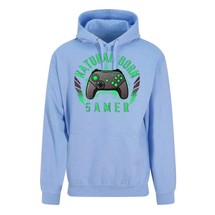 Cool Natural Born Gamer Unisex Surf Hoodie