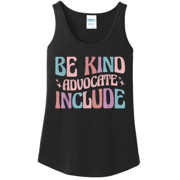 Celebrate Neurodiversity Be Kind Advocate Include Funny Gift Ladies Essential Tank