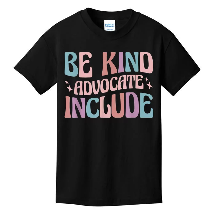 Celebrate Neurodiversity Be Kind Advocate Include Funny Gift Kids T-Shirt