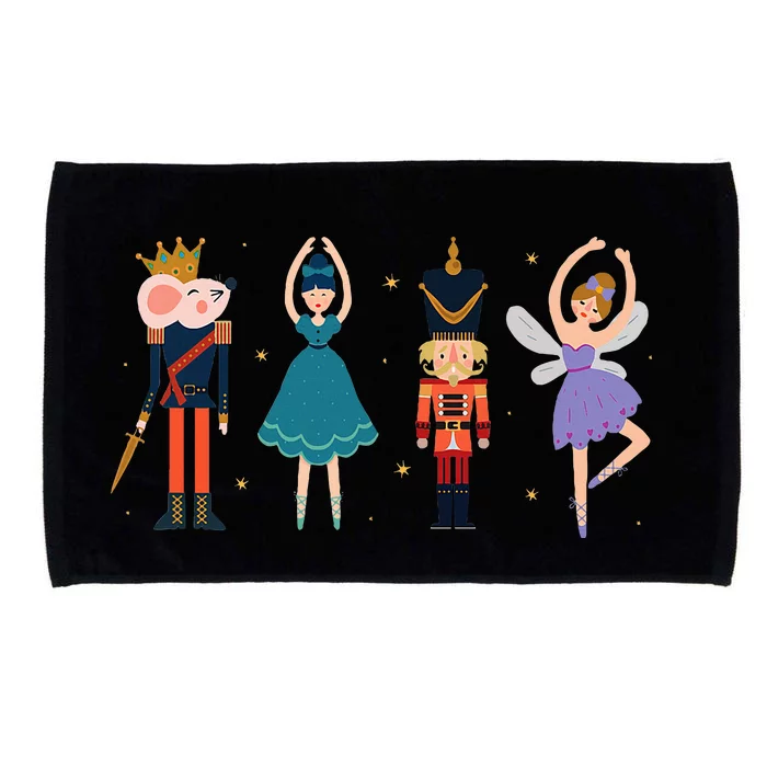 Christmas Nutcracker Ballet Nutcracker Microfiber Hand Towel