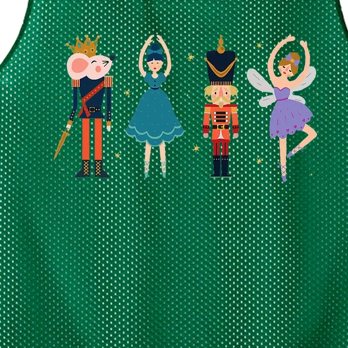 Christmas Nutcracker Ballet Nutcracker Mesh Reversible Basketball Jersey Tank