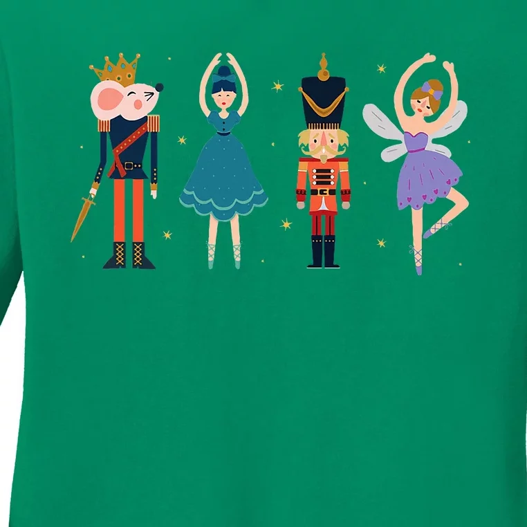 Christmas Nutcracker Ballet Nutcracker Ladies Long Sleeve Shirt