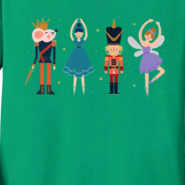 Christmas Nutcracker Ballet Nutcracker Kids Long Sleeve Shirt