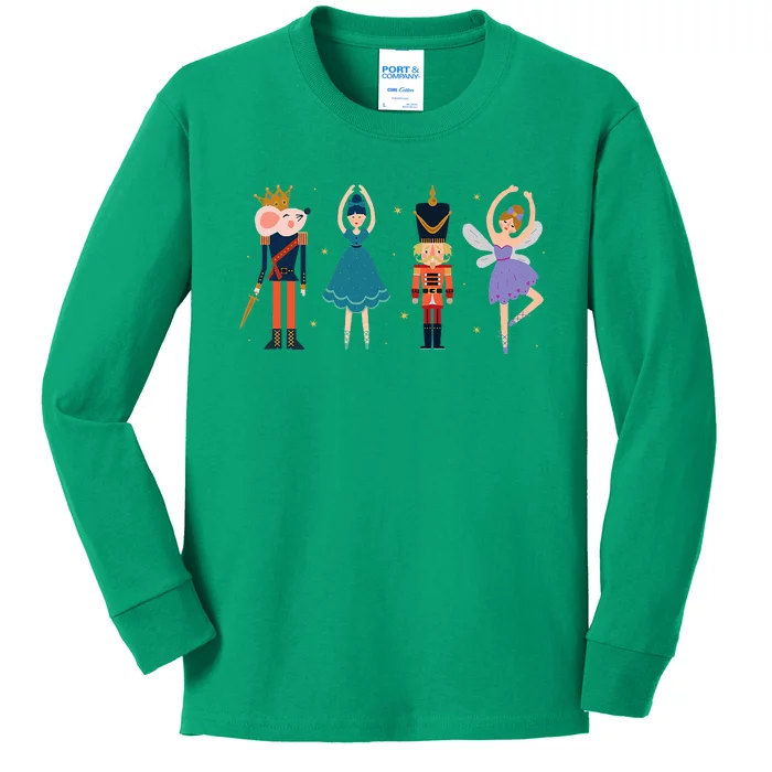 Christmas Nutcracker Ballet Nutcracker Kids Long Sleeve Shirt