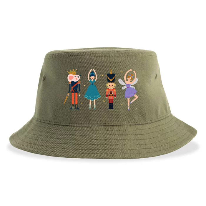 Christmas Nutcracker Ballet Nutcracker Sustainable Bucket Hat