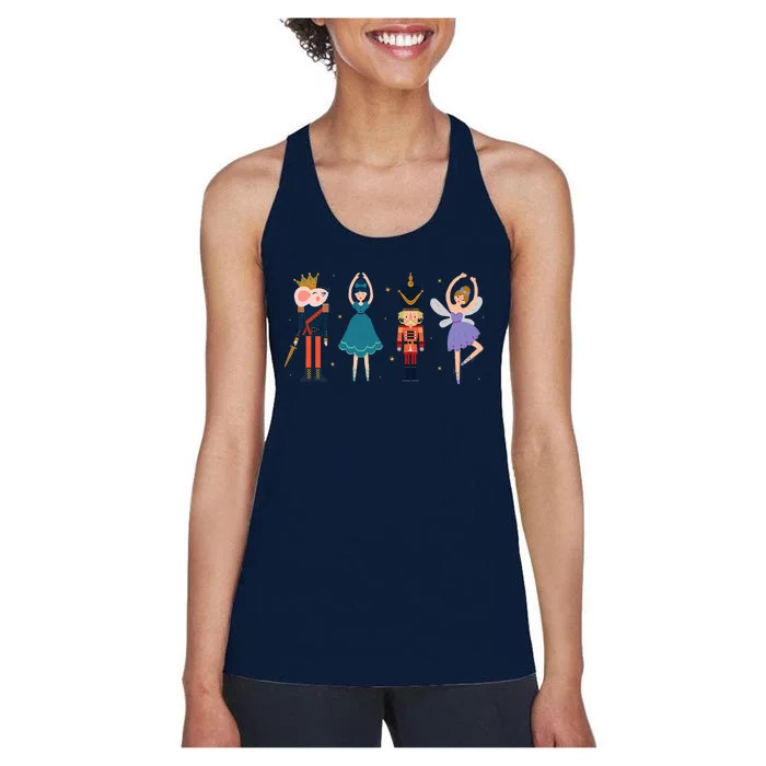 Christmas Nutcracker Ballet Nutcracker Women's Racerback Tank