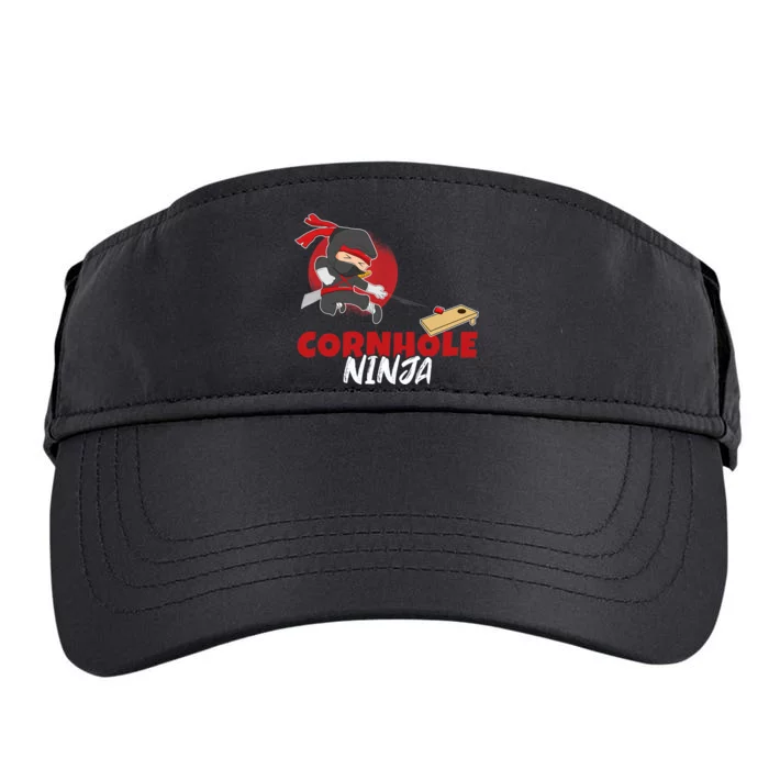 Cornhole Ninja Boy Cornhole Adult Drive Performance Visor