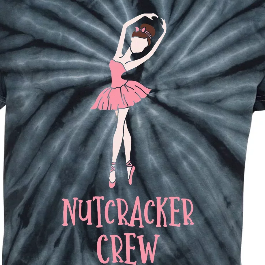 Cute Nutcracker Crew Ballet Dance Play Kids Tie-Dye T-Shirt