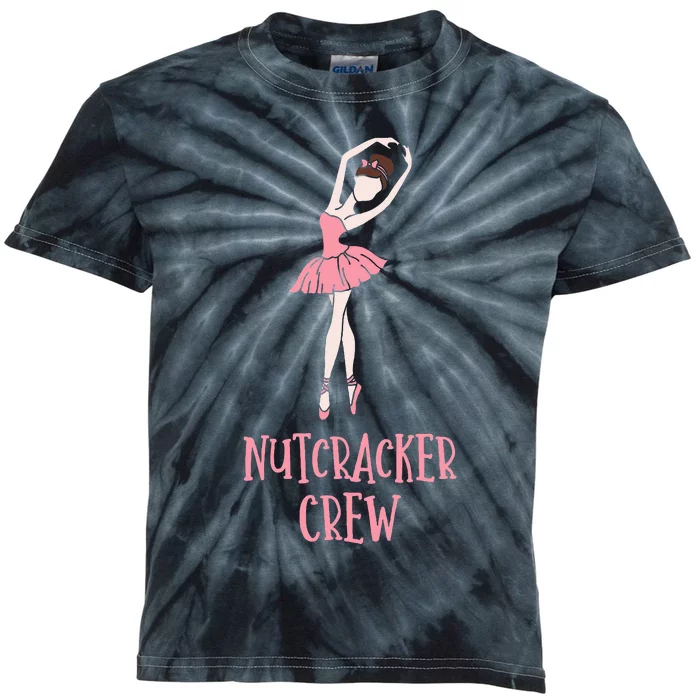 Cute Nutcracker Crew Ballet Dance Play Kids Tie-Dye T-Shirt