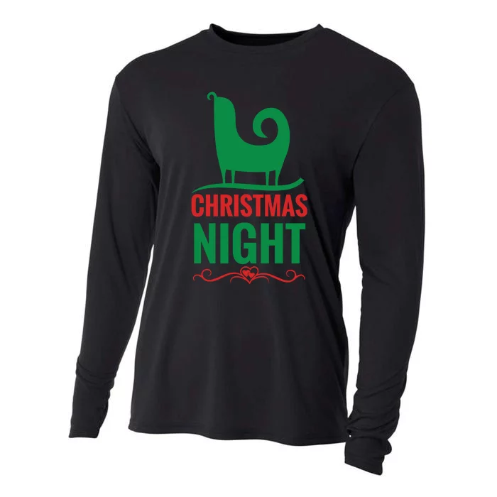 Christmas Night Cooling Performance Long Sleeve Crew