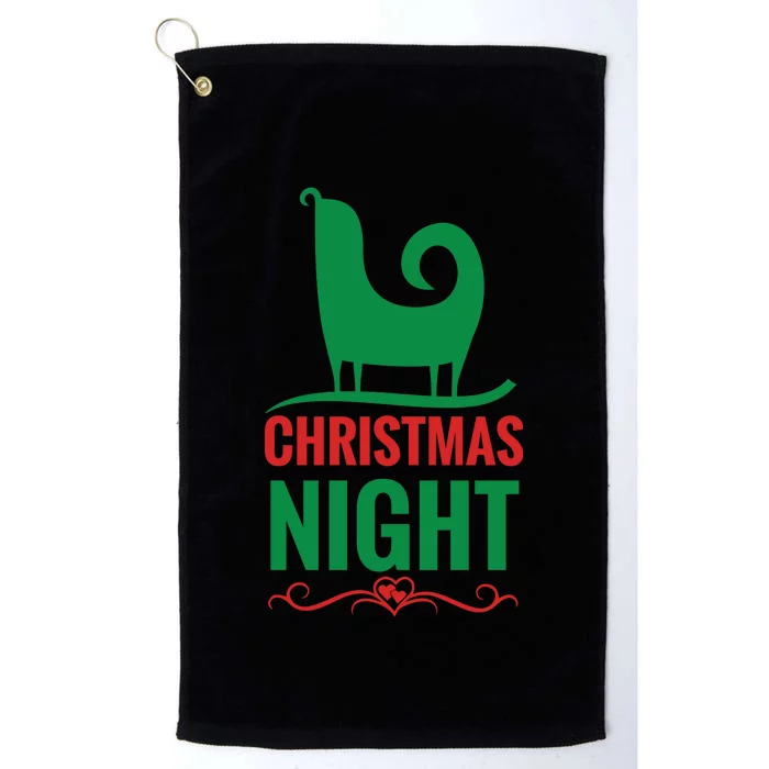 Christmas Night Platinum Collection Golf Towel