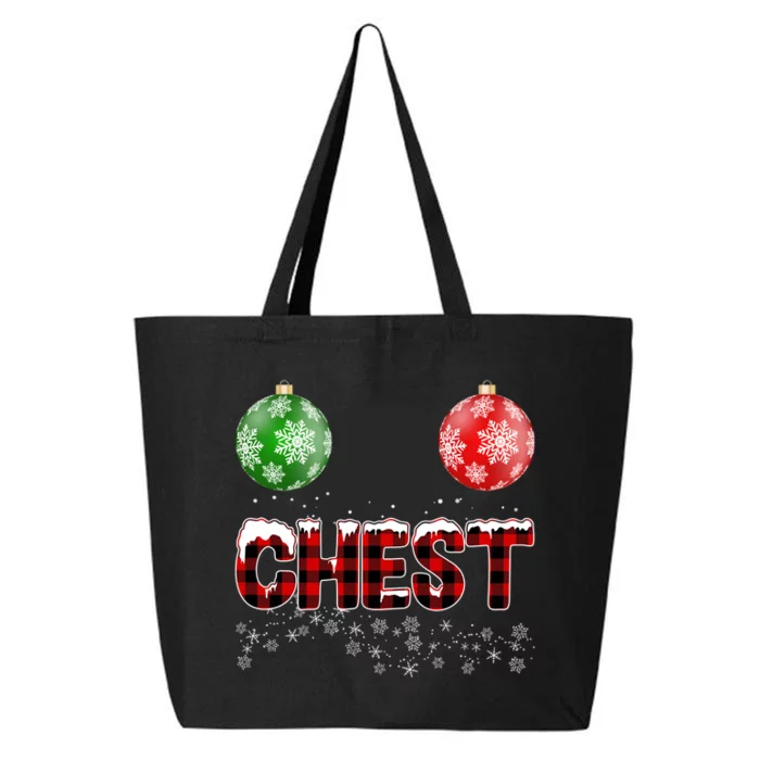 Chest Nuts Christmas Matching Couple Chestnuts 25L Jumbo Tote