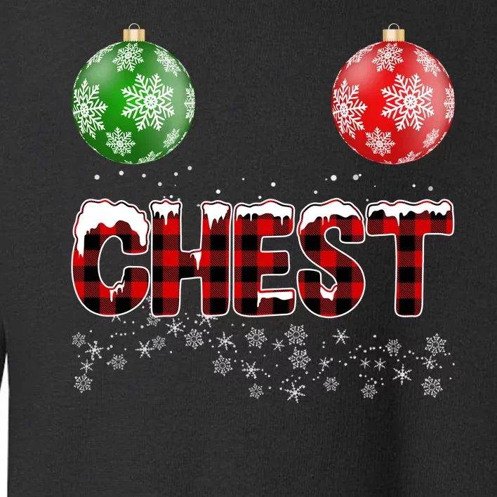 Chest Nuts Christmas Matching Couple Chestnuts Toddler Sweatshirt