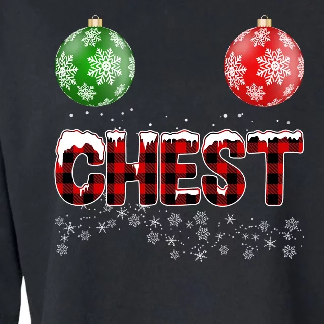 Chest Nuts Christmas Matching Couple Chestnuts Cropped Pullover Crew