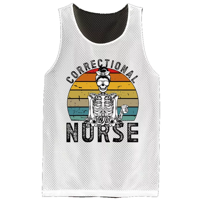 Correctional Nurse Corrections Nurse Correctional Nursing Mesh Reversible Basketball Jersey Tank