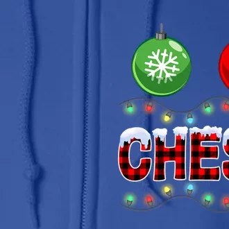 Chest Nuts Christmas Lights Xmas Matching Couple Chestnuts Cute Gift Full Zip Hoodie