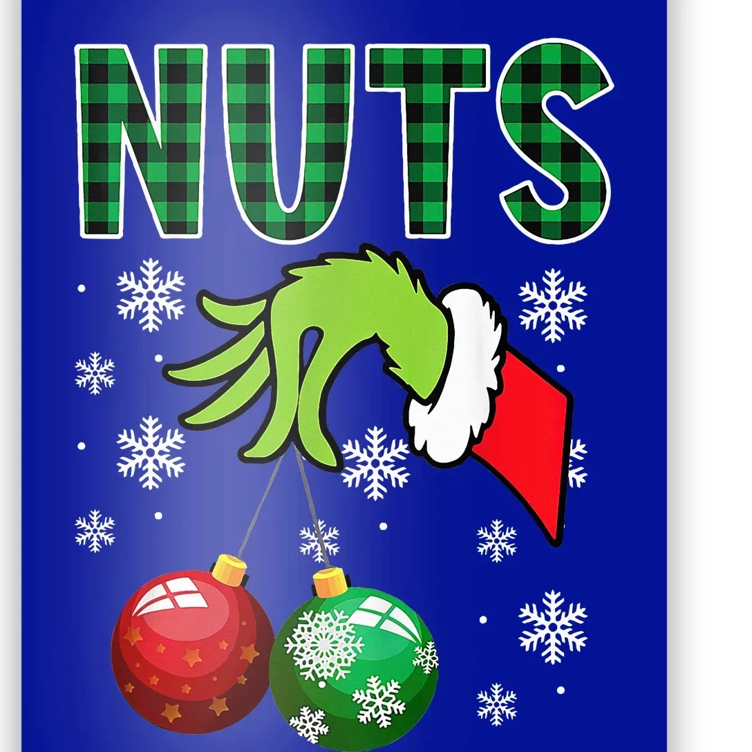 Chest Nuts Christmas  Funny Matching Couple Chestnuts Poster