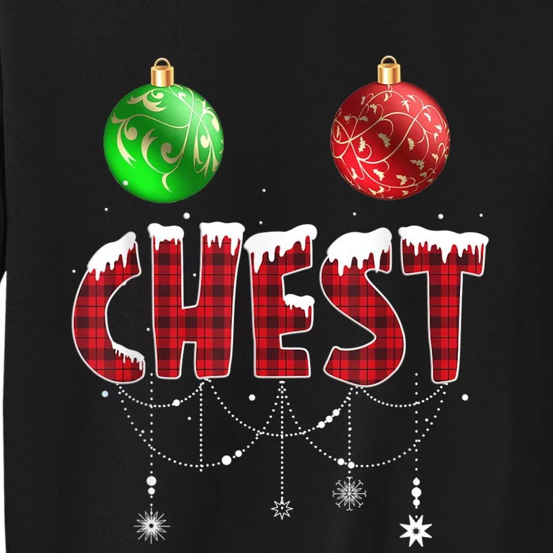 Chest Nuts Christmas  Matching Couple Chestnuts Sweatshirt