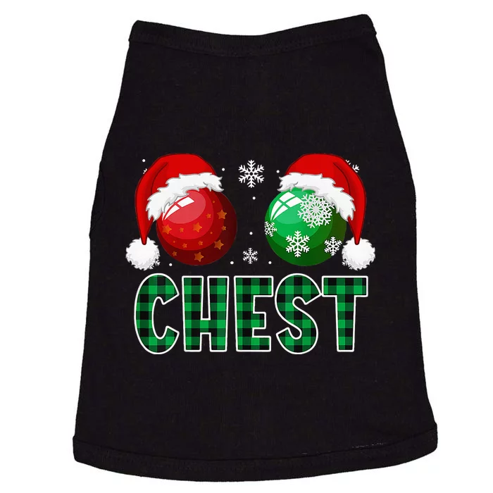 Chest Nuts Christmas Funny Matching Couple Chestnuts Doggie Tank