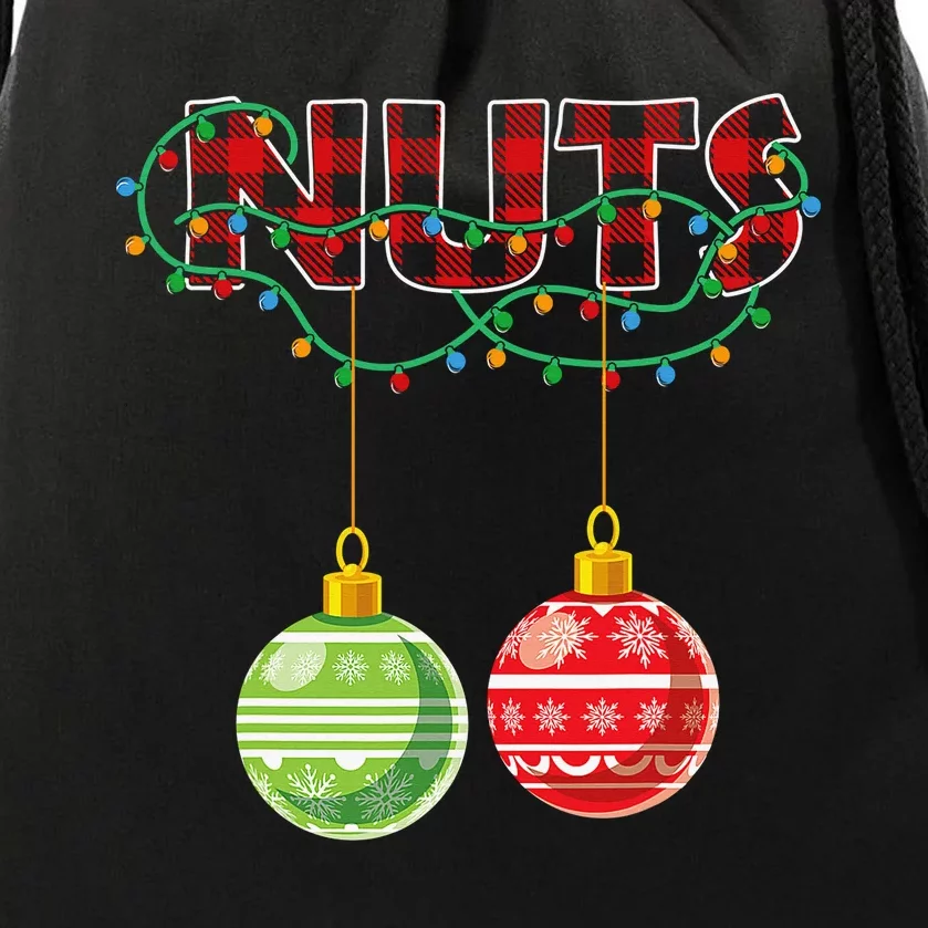 Chest Nuts Christmas Matching Couple Chestnuts Drawstring Bag