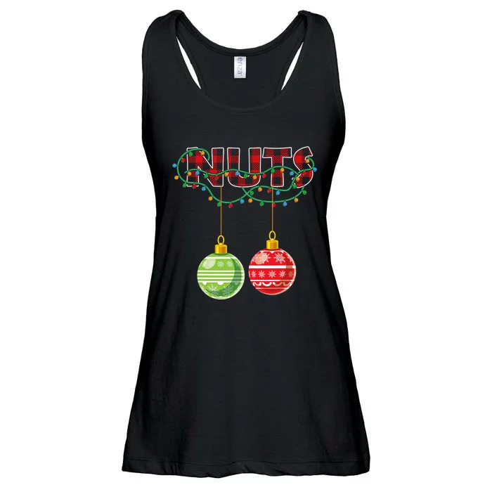 Chest Nuts Christmas Matching Couple Chestnuts Ladies Essential Flowy Tank