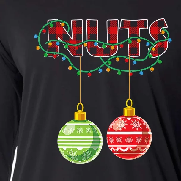 Chest Nuts Christmas Matching Couple Chestnuts Cooling Performance Long Sleeve Crew