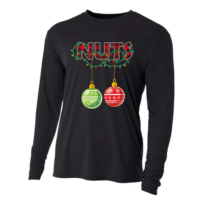 Chest Nuts Christmas Matching Couple Chestnuts Cooling Performance Long Sleeve Crew