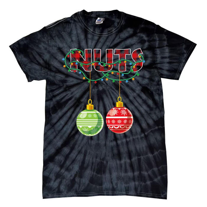 Chest Nuts Christmas Matching Couple Chestnuts Tie-Dye T-Shirt