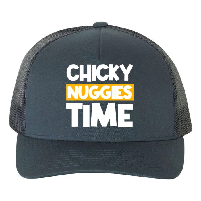 Chicky Nuggies Chicken Nuggets Lover Baked Fried Breaded Yupoong Adult 5-Panel Trucker Hat