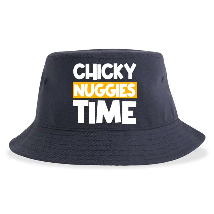 Chicky Nuggies Chicken Nuggets Lover Baked Fried Breaded Sustainable Bucket Hat