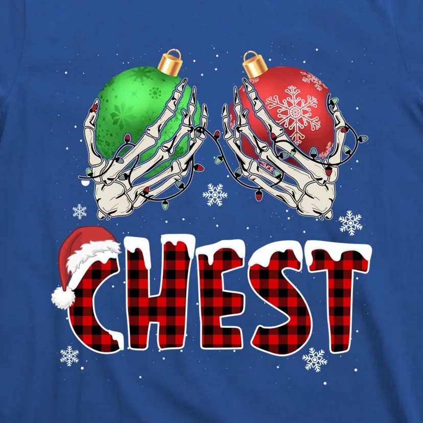 Chest Nuts Christmas Chestnuts Xmas Couple Matching Costume Gift T-Shirt