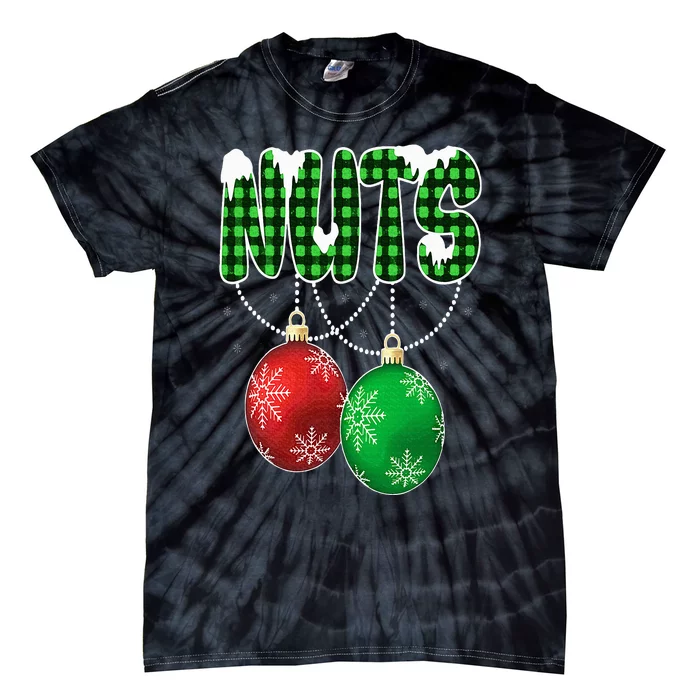 Chest Nuts Christmas Matching Couple Chestnuts Tie-Dye T-Shirt