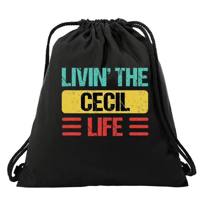 Cecil Name Drawstring Bag