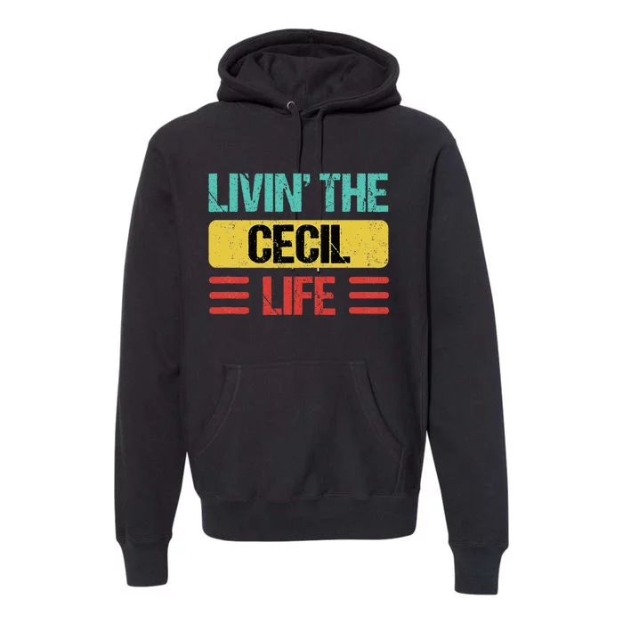 Cecil Name Premium Hoodie