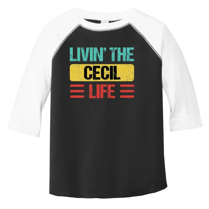 Cecil Name Toddler Fine Jersey T-Shirt