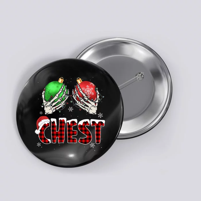 Chest Nuts Christmas Chestnuts Xmas Couple Matching Costume Button