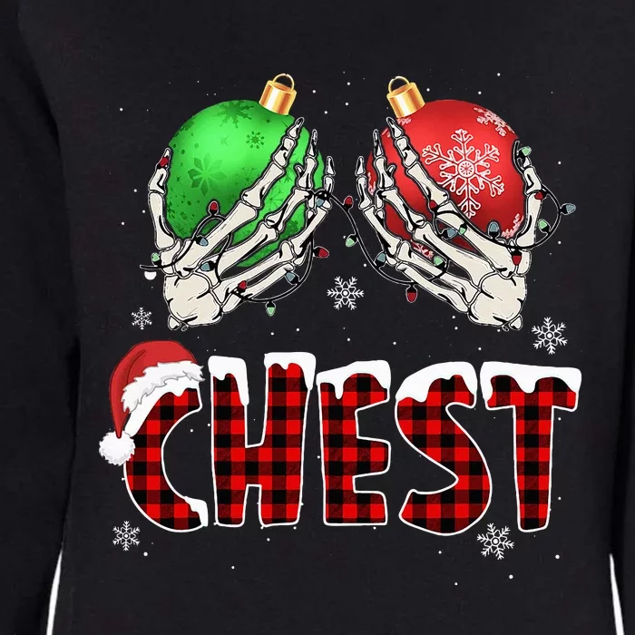 Chest Nuts Christmas Chestnuts Xmas Couple Matching Costume Womens California Wash Sweatshirt