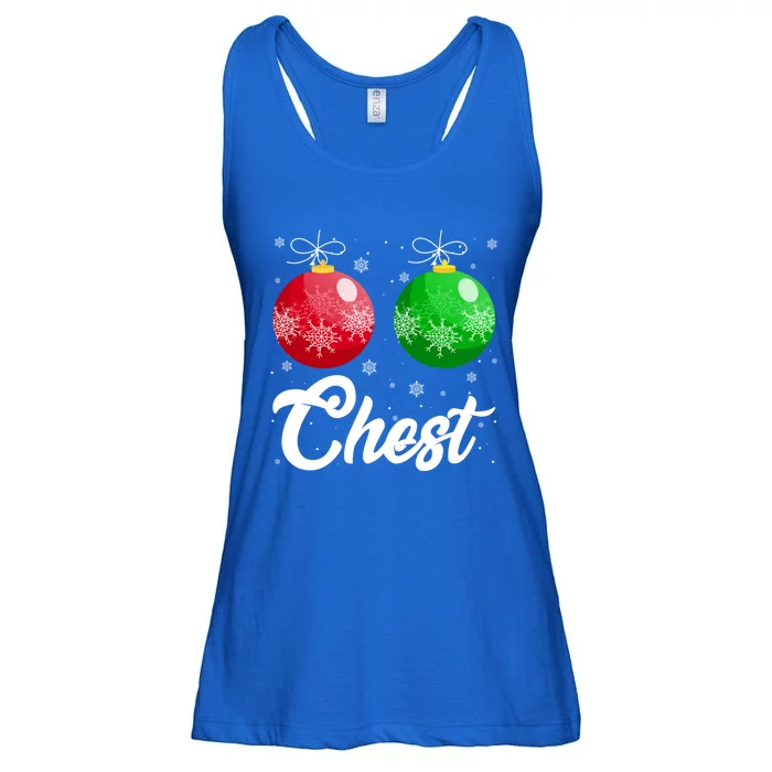 Chest Nuts Christmas Matching Couple Chestnuts Xmas Pajamas Meaningful Gift Ladies Essential Flowy Tank