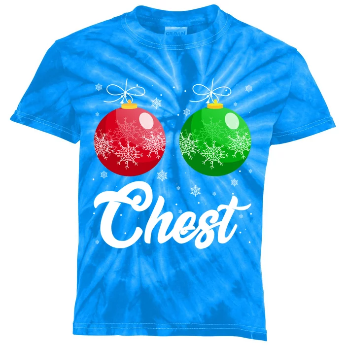 Chest Nuts Christmas Matching Couple Chestnuts Xmas Pajamas Meaningful Gift Kids Tie-Dye T-Shirt