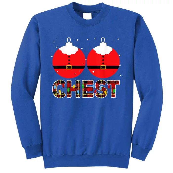 Chest Nuts Christmas Matching Couple Chestnuts Xmas Tall Sweatshirt