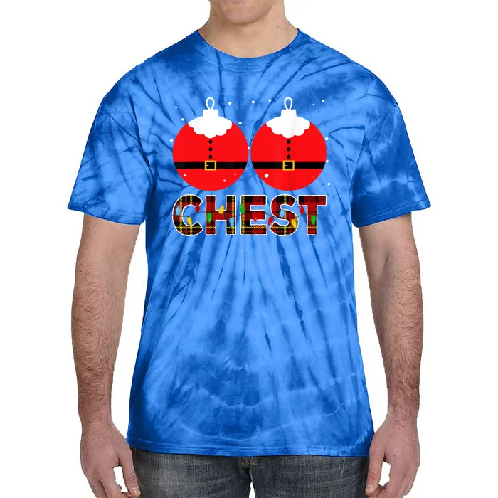 Chest Nuts Christmas Matching Couple Chestnuts Xmas Tie-Dye T-Shirt