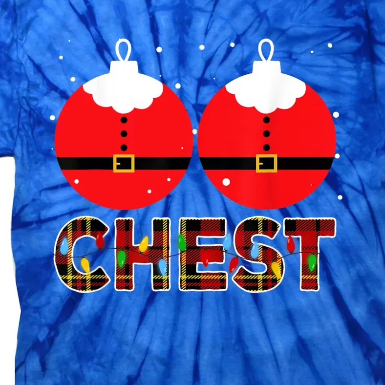 Chest Nuts Christmas Matching Couple Chestnuts Xmas Tie-Dye T-Shirt