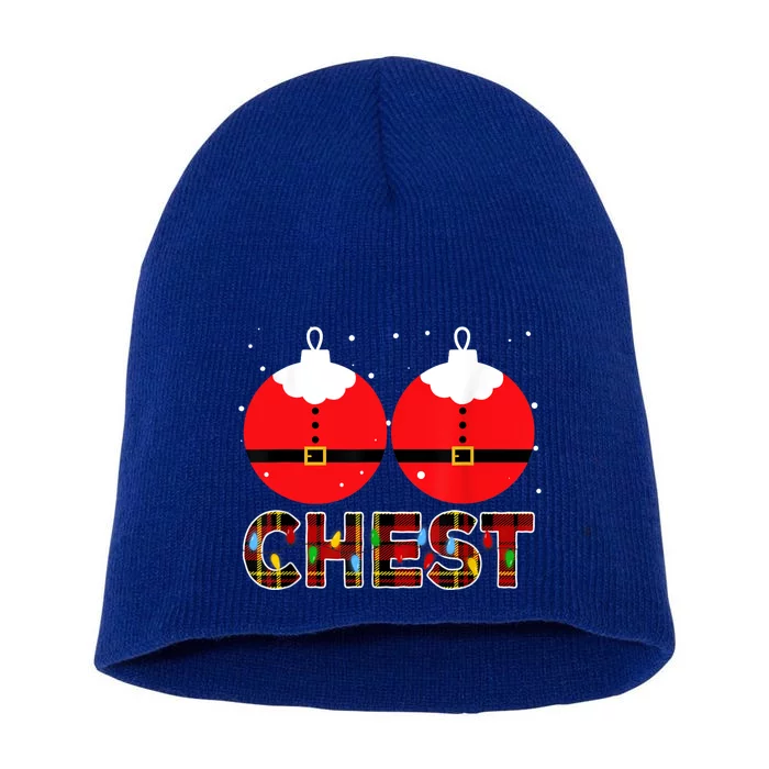 Chest Nuts Christmas Matching Couple Chestnuts Xmas Short Acrylic Beanie