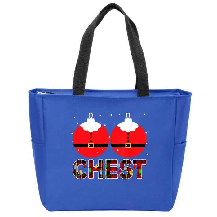 Chest Nuts Christmas Matching Couple Chestnuts Xmas Zip Tote Bag