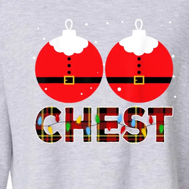 Chest Nuts Christmas Matching Couple Chestnuts Xmas Cropped Pullover Crew