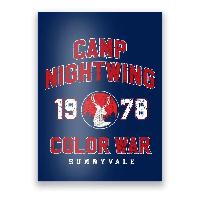 Camp Nightwing Color War 1978 Sunnyvale Poster