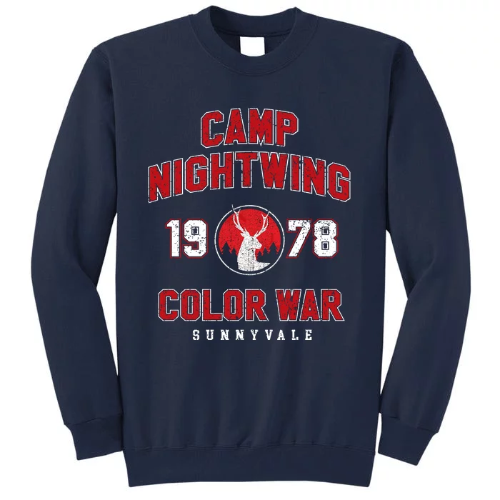 Camp Nightwing Color War 1978 Sunnyvale Tall Sweatshirt