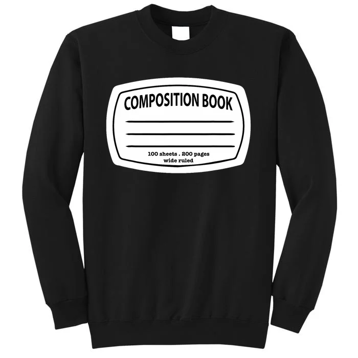 Composition Notebook Costume Matching Group Halloween Sweatshirt